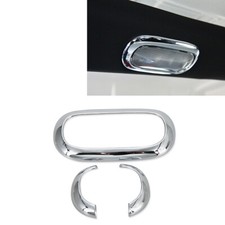 Chrome Roof Reading Light Lamp Cover Trim Guard For 2011-17 Jeep Wrangler Jk 4dr