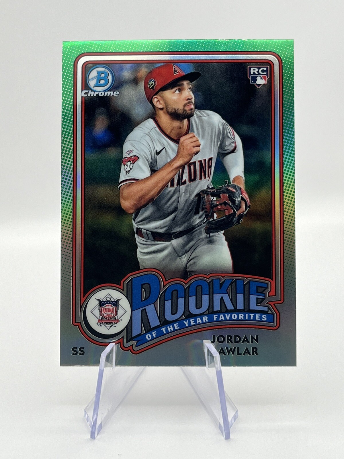 2024 Bowman Chrome Jordan Lawlar ROY Favorites Refractor RC #ROY-7