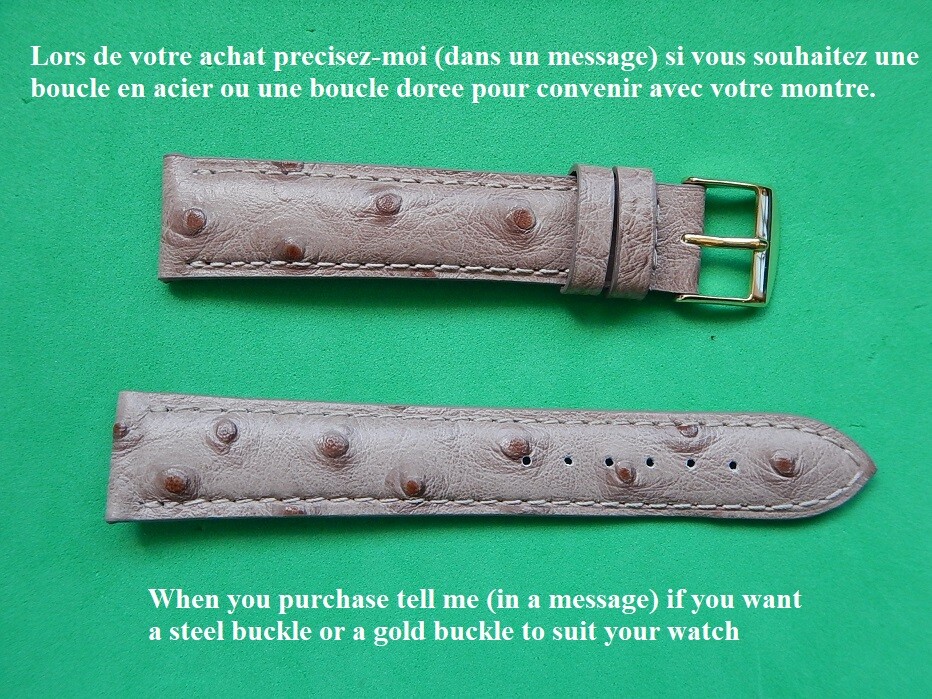 Bracelet 19 mm cuir taupe fait main : finissez-en avec les bracelets rigides
