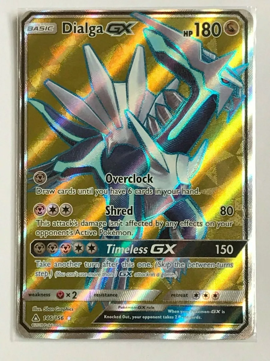 Carta Pokémon Lendário Dialga Original Holográfica