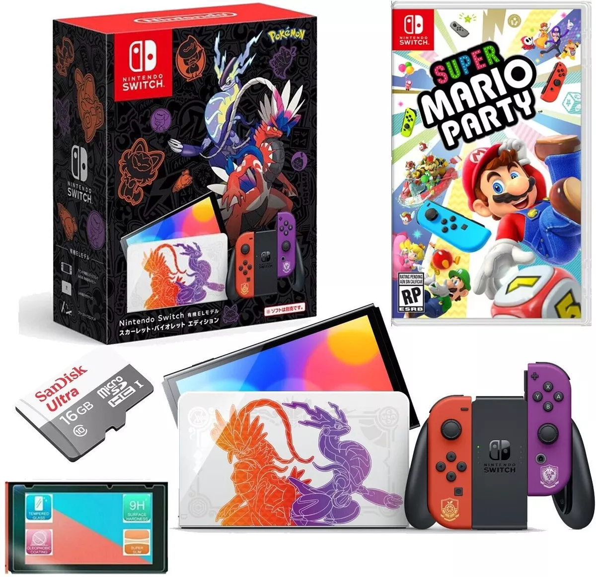 This Mario Red Switch OLED Bundle Comes With Switch Online And