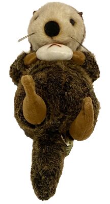 Viahart Tiger Tale Toys  Otter Hold Shell On Chest  12'' Plush Stuffed Animal EUC