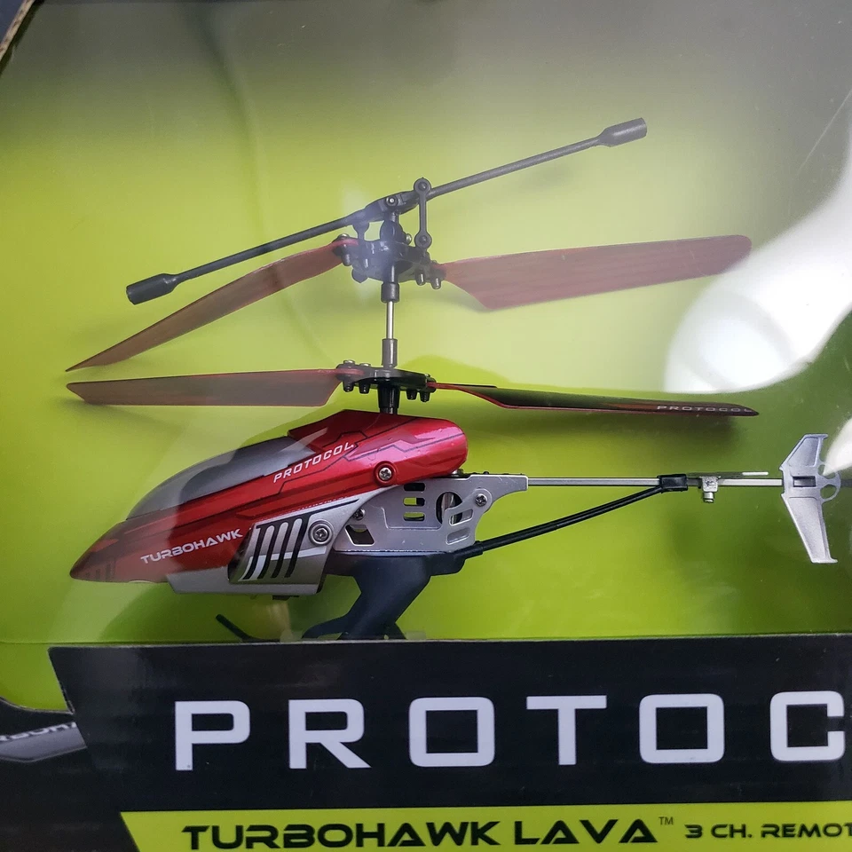 Protocol Turbohawk Lava 3 Ch Remote Control Helicopter Easy LED Realistic Flight - Image 4 of 4