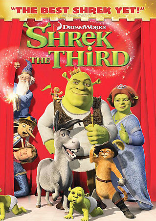 Shrek the Third DVD 2007 Full Screen Version Animated GD Tested GD - Picture 1 of 1