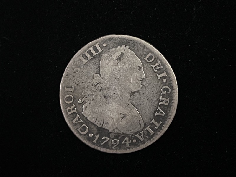 1794-IJ Peru Lima 2 Reales - Charles IV - Spanish Colonial Silver Nice Details