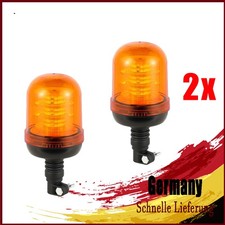 2 STÜCKE LED Rundumleuchte 12V / 24V Warnleuchte Rundumkennleuchte Blitzleuchte