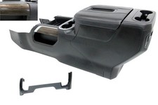 2019 - 2025 Chevy Sierra Silverado Center Console Ltz Black W Wood Grain