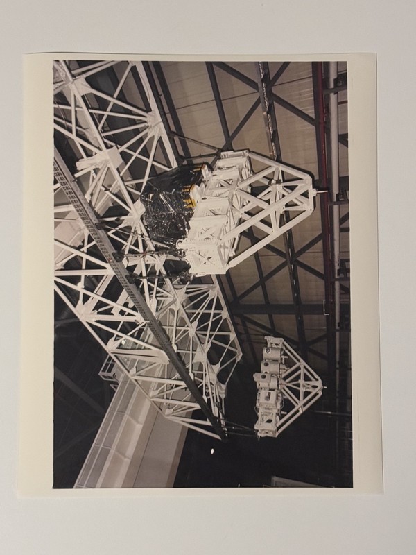 NASA STS-72 OAST Flyer Canisters In Endeavour Payload Bay Press Photo