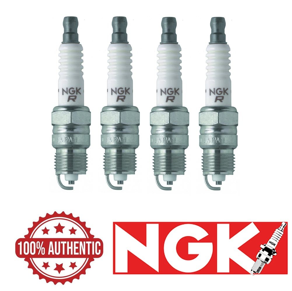 4-New NGK V-Power Copper Spark Plugs UR6 #7773 Made in Japan