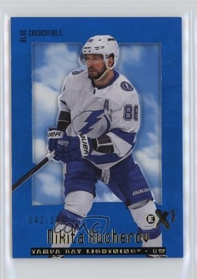 2023-24 Skybox E-X 2000 Blue Credentials 42/299 Nikita Kucherov #54 1s92