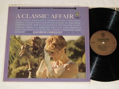 GEORGE GREELEY-A Classic Affair (1963) Stereo WARNER BROTHERS LP