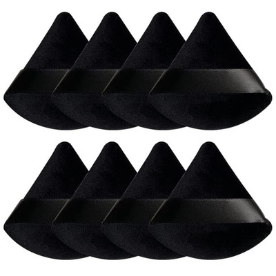 8Er-Pack Triangel-Make-Up-Puffs, Kosmetische Gesichts-Puffs, Schwamm-Weiche Drei