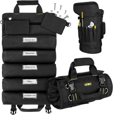 Bolsa de herramientas, organizador de bolsa de herramientas enrollable grande.