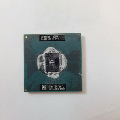 Intel Core Solo T1300 CPU 1.66/2M/667 SL8VY LF80538 Socket M Laptop Processor