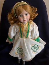 Vintage Porcelain Doll with stand