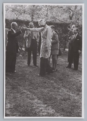 Board Game Blind Cow? Occupation Anniversary - Vintage Photo 1960s