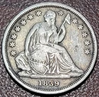 1839-O Seated Liberty Dime VF Very Fine 19th C. Silver 10c Type Coin