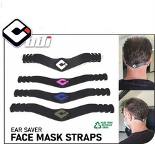 ODI Face Mask Straps Black / White (pack of 5)
