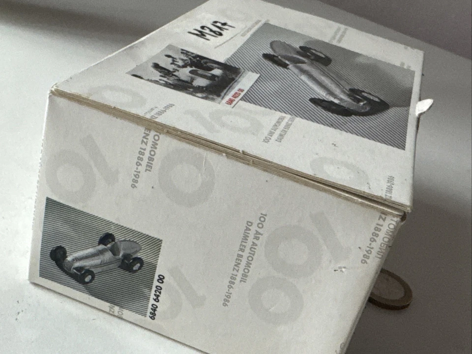 M817 Daimler Benz Oldtimer 1886-1986 Mercedes Benz Silberpfeil Bordsteinrenner S - Bild 2 von 3