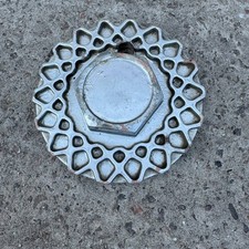 Original Ad 2 Mesh Alloy Wheel Center Cap Waffle Plate 16 Cm Rial Used