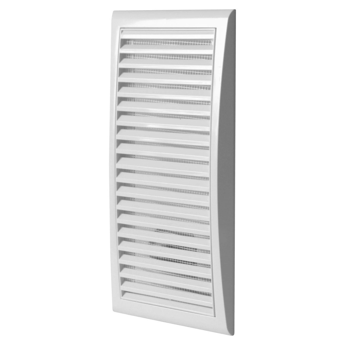 Ventilation grille with grille 142x298mm white MW128