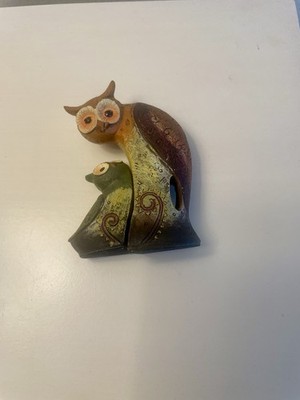 Mother Owl and Baby Owl  2 Piece Set  by Formano Vintage