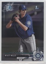 2017 Bowman Draft Chrome Wyatt Mills #BDC-14 8k4