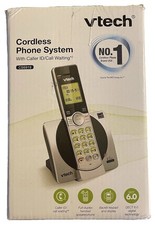 VTech DECT 6.0 Expandable Cordless Phone Caller ID Call Waiting Silver  Black