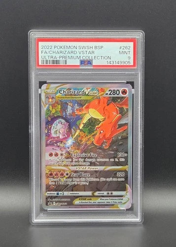 Charizard VSTAR SWSH262 - Black Star Promo - Ultra-Premium Collection - PSA 9