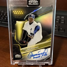 🔥El Duque🔥2026 Topps Chrome Black Orlando Hernandez Autograph /50