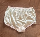 NOS Vintage Empire Maid Cumfy Panty Nylon Panties Size 7 Green W Cotton Crotch