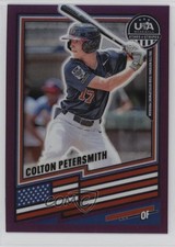 2026 Panini Stars & Stripes Prizm Purple 88/199 Colton Petersmith #149 0xr1