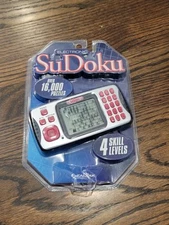 NEW EXCALIBUR ELECTRONICS SUDOKU HANDHELD GAME 4 SKILL LEVELS 16000 PUZZLES