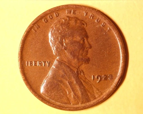 1923  LINCOLN WHEAT  PENNY  AU *** 331-6