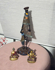 3er Set Buddha Dekofiguren Figur freistehend ...