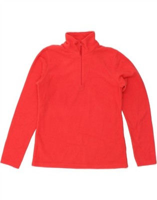 Mountain Warehouse Damen-Fleecepullover mit Reißverschluss am Ausschnitt UK 14 Medium rot BI06