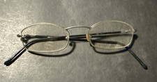 Liz Claiborne C553 Black And Silver Eyeglasses Frame