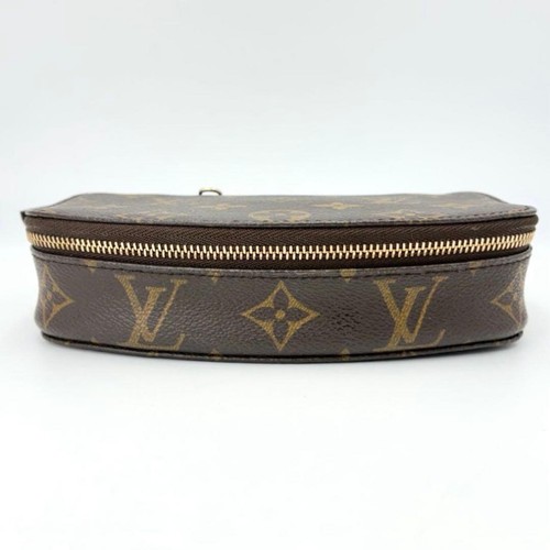 LOUIS VUITTON Posh Monte Carlo Jewelry Case M47350 Cosmetic Pouch Monogram Auth