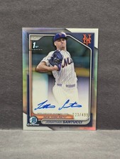 JONATHAN SANTUCCI Bowman 2024 Refractor /499 Auto