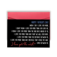 Romantic Fathers Day Gift For Husband Boyfriend Love Card Husband Birthday