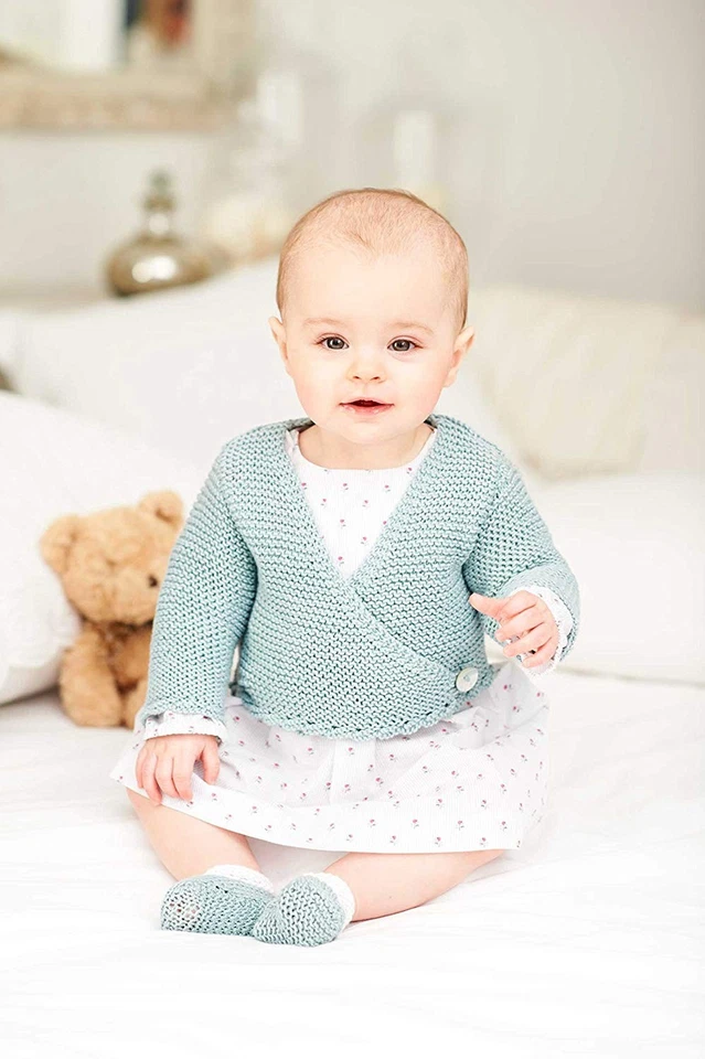 King Cole Baby Knitting Patterns Book 5 - 35+ Items Coats Cardigans Hat Booties - Image 4 of 4