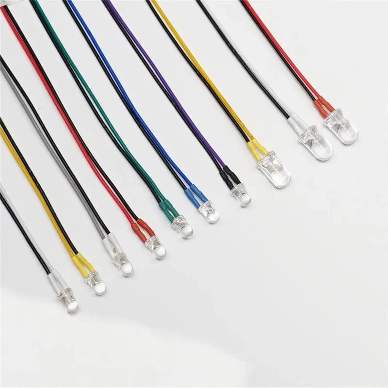 LED 3mm 5mm PH2.0 Plug Light Lamp Beads for 1/14 Tamiya RC Truck SCANIA 770S Car - Image 3 of 4