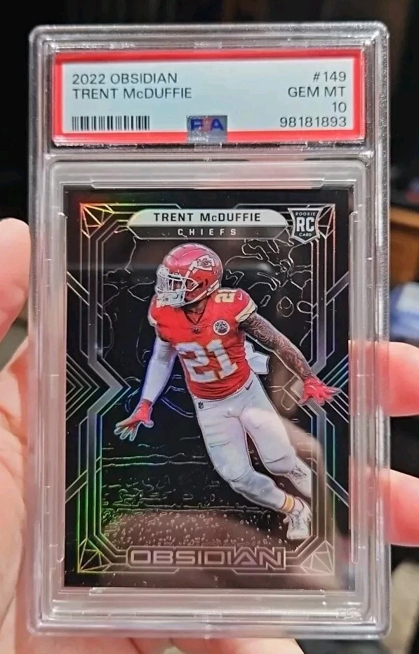Trent McDuffie Panini Obsidian #149 Base