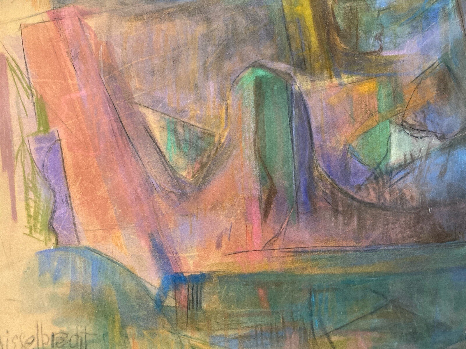 Very Beautiful Abstract Drawing Frederic Gisselbrecht Abstraction Art Charcoal Paper