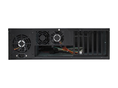 iStarUSA D-300-FS Black Aluminum / Steel 3U Rackmount Compact Stylish Front-moun - Picture 4 of 7