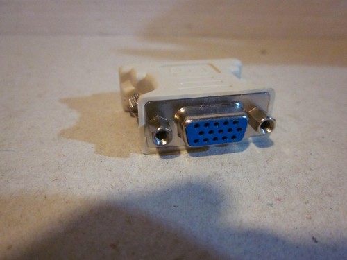 DVI D to VGA Adapter DVI 25pin Dual Link to VGA 15pin Female Cable Converter UK - Picture 2 of 3