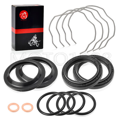#ad Fork Dust Oil Seals Kit For HONDA Shadow ACE 750 VT750 Shadow 1100 Sabre VT1100 $16.97