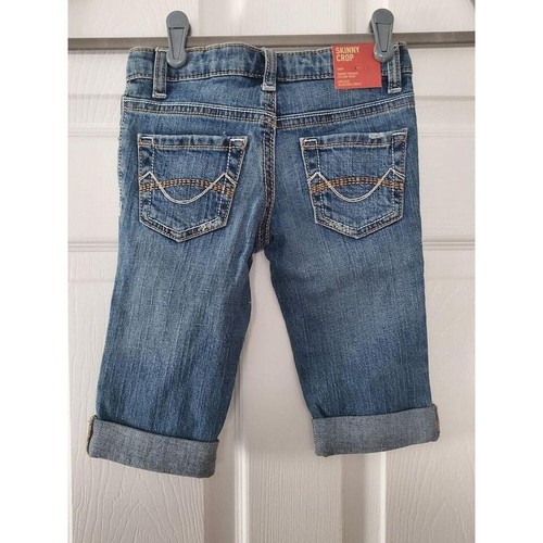 Mossimo supply Co kids denim skinny crop jeans size 4 - Picture 2 of 7