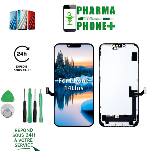 📱ECRAN COMPLET POUR IPHONE X 11 12 13 14 15 16 PRO PLUS MAX + JOINT + OUTILS ✅ - Photo 19/28