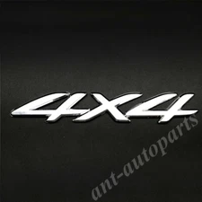 3D Chrome 4x4 Car Trunk Rear Fender Emblem Badge Decal Stickers 4WD AWD SUV